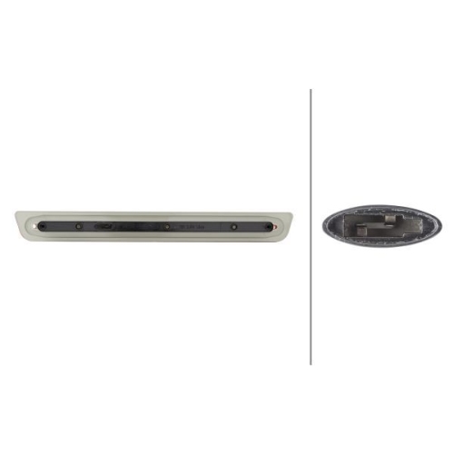 Zusatzbremsleuchte HELLA 2DA 008 136-011 f&uuml;r AUW&Auml;RTER KARMANN FENDT HOBBYCAR