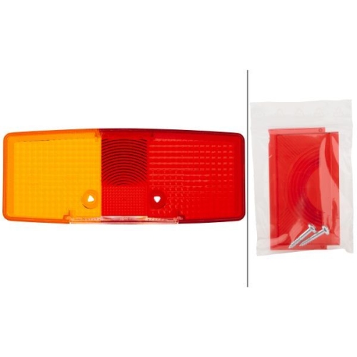 Lichtscheibe, Heckleuchte HELLA 9EL 997 452-001 f&uuml;r LINDNER, rechts
