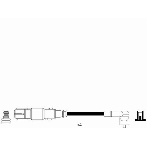 Z&uuml;ndleitungssatz NGK 7302