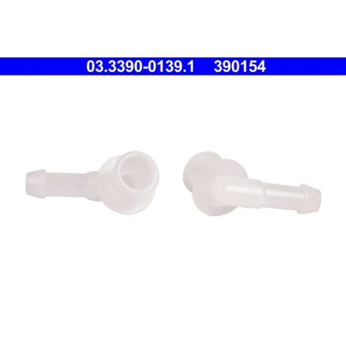 Anschlussstutzen, Schlauchleitung ATE 03.3390-0139.1 f&uuml;r FIAT PORSCHE VAG