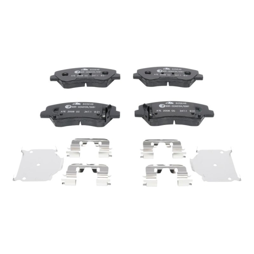 Bremsbelagsatz, Scheibenbremse ATE 13.0460-5646.2 f&uuml;r HYUNDAI KIA, Vorderachse