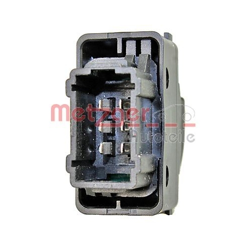 Schalter, Fensterheber METZGER 0916555 GREENPARTS f&uuml;r CITRO&Euml;N/PEUGEOT, vorne
