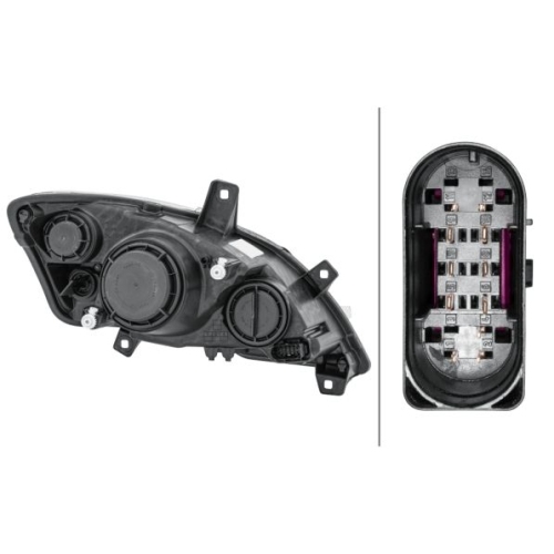 Hauptscheinwerfer HELLA 1EG 009 627-011 f&uuml;r MERCEDES-BENZ, links