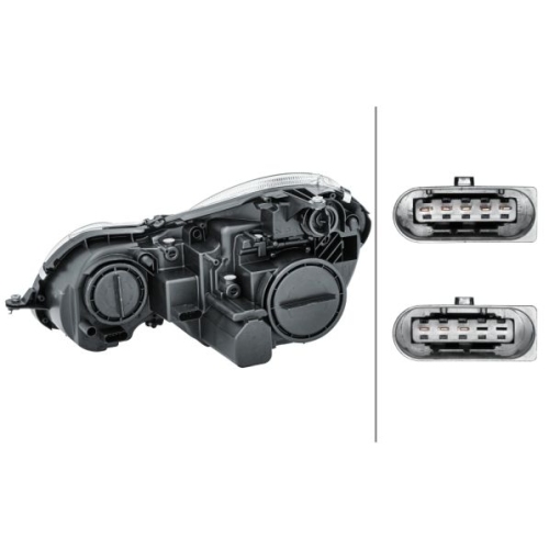 Hauptscheinwerfer HELLA 1EL 009 260-081 f&uuml;r MERCEDES-BENZ, rechts