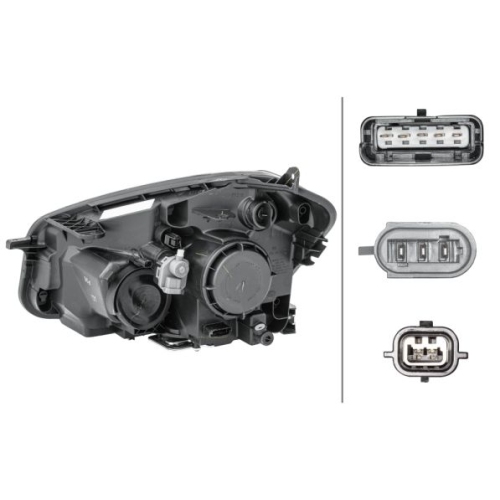 Hauptscheinwerfer HELLA 1EL 010 335-261 f&uuml;r NISSAN NISSAN (DFAC), rechts