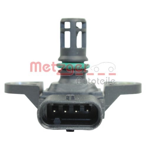 Sensor, Saugrohrdruck METZGER 0906291 GREENPARTS f&uuml;r BMW, Ladeluftk&uuml;hler