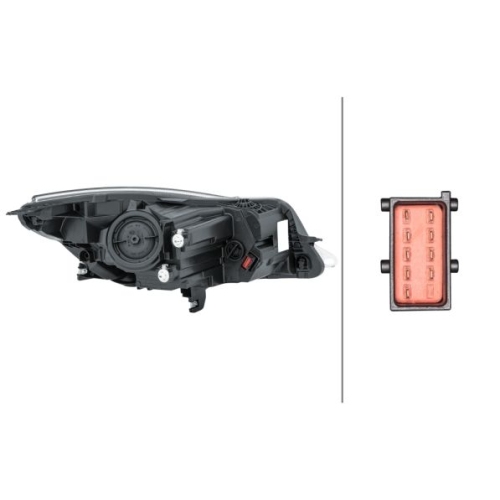 Hauptscheinwerfer HELLA 1EL 011 165-751 f&uuml;r OPEL, links