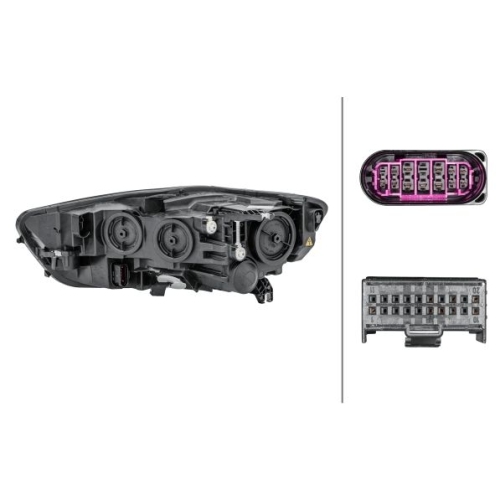 Hauptscheinwerfer HELLA 1EL 012 976-021 f&uuml;r AUDI AUDI (FAW), rechts