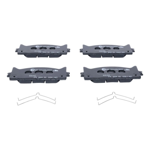 Bremsbelagsatz, Scheibenbremse ATE 13.0460-5764.2 f&uuml;r TOYOTA LEXUS, Vorderachse