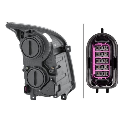 Hauptscheinwerfer HELLA 1ER 011 592-051 f&uuml;r VW, links