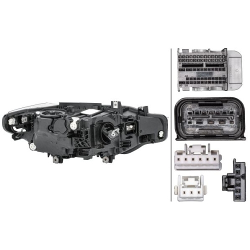 Hauptscheinwerfer HELLA 1EX 012 102-911 f&uuml;r BMW BMW (BRILLIANCE), links