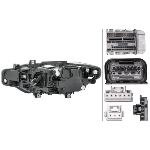 Hauptscheinwerfer HELLA 1EX 012 102-921 f&uuml;r BMW BMW (BRILLIANCE), rechts