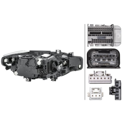 Hauptscheinwerfer HELLA 1EX 012 103-911 f&uuml;r BMW BMW (BRILLIANCE), links