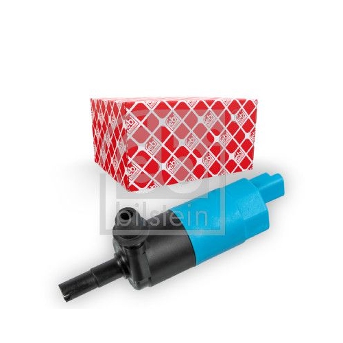 Febi Bilstein 109447 Waschwasserpumpe f&uuml;r Scheinwerferreinigungsanlage, mit Dichtring, 1 St&uuml;ck