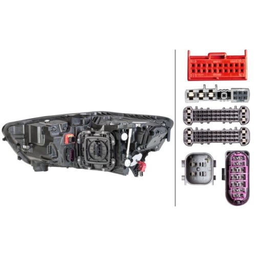 Hauptscheinwerfer HELLA 1EX 012 976-211 f&uuml;r AUDI AUDI (FAW), links