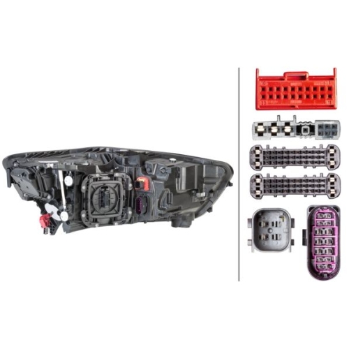 Hauptscheinwerfer HELLA 1EX 012 976-221 f&uuml;r AUDI AUDI (FAW), rechts