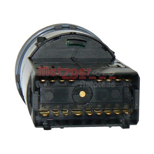 Schalter, Hauptlicht METZGER 0916054 f&uuml;r FORD VAG