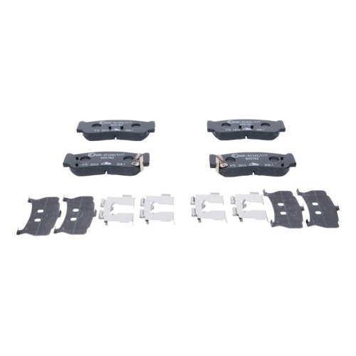 Bremsbelagsatz, Scheibenbremse ATE 13.0460-5782.2 f&uuml;r HYUNDAI, Hinterachse