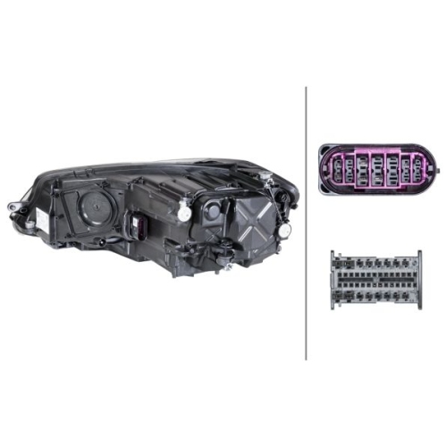 Hauptscheinwerfer HELLA 1EX 013 924-301 f&uuml;r VW VW (FAW), rechts