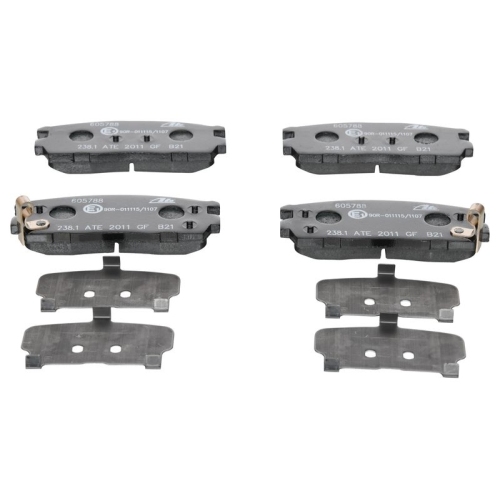 Bremsbelagsatz, Scheibenbremse ATE 13.0460-5788.2 f&uuml;r OPEL CHEVROLET HYUNDAI