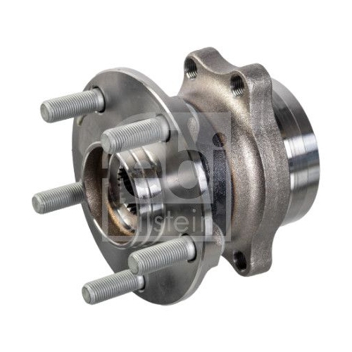 Febi Bilstein 174806 Radlagersatz mit Radnabe, ABS-Impulsring und Achsmutter, 1 St&uuml;ck