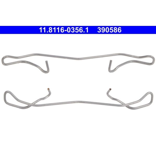 Feder, Bremssattel ATE 11.8116-0356.1 f&uuml;r CITRO&Euml;N FIAT FORD HONDA OPEL PEUGEOT