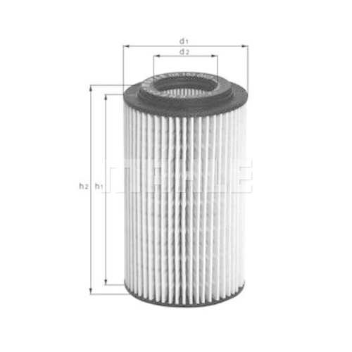&Ouml;lfilter KNECHT OX 153D4 f&uuml;r CHRYSLER MERCEDES-BENZ