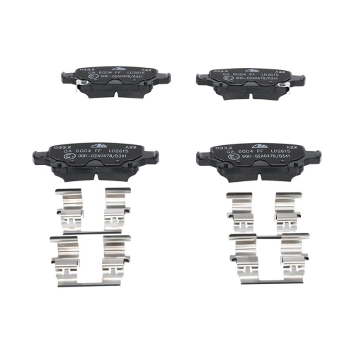 Bremsbelagsatz, Scheibenbremse ATE 13.0470-2615.2 ATE Ceramic f&uuml;r OPEL VAUXHALL