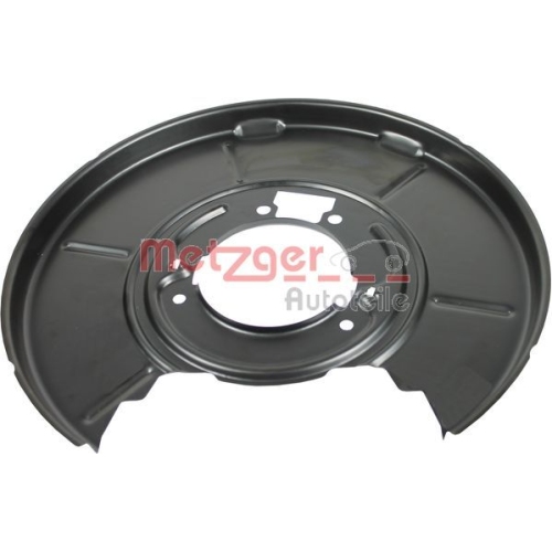 Spritzblech, Bremsscheibe METZGER 6115023 f&uuml;r BMW, Hinterachse rechts