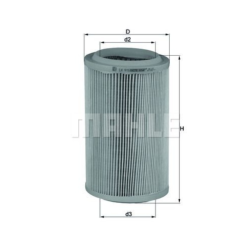 Luftfilter KNECHT LX 915 f&uuml;r FIAT