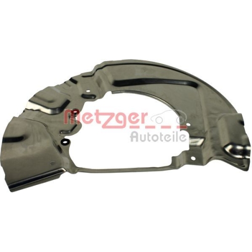 Spritzblech, Bremsscheibe METZGER 6115032 f&uuml;r BMW, Vorderachse rechts