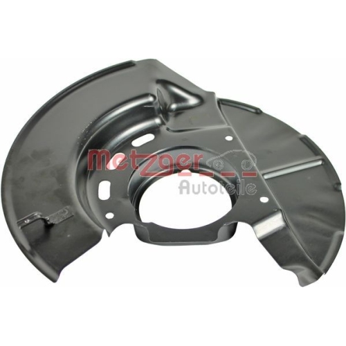 Spritzblech, Bremsscheibe METZGER 6115035 f&uuml;r BMW, Vorderachse links