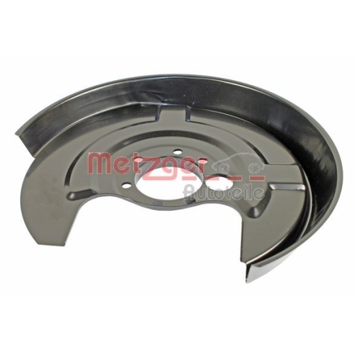 Spritzblech, Bremsscheibe METZGER 6115048 GREENPARTS f&uuml;r VAG, Hinterachse rechts