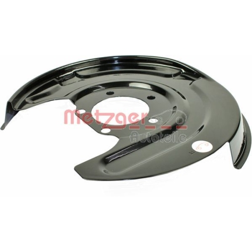 Spritzblech, Bremsscheibe METZGER 6115052 f&uuml;r VAG, Hinterachse rechts