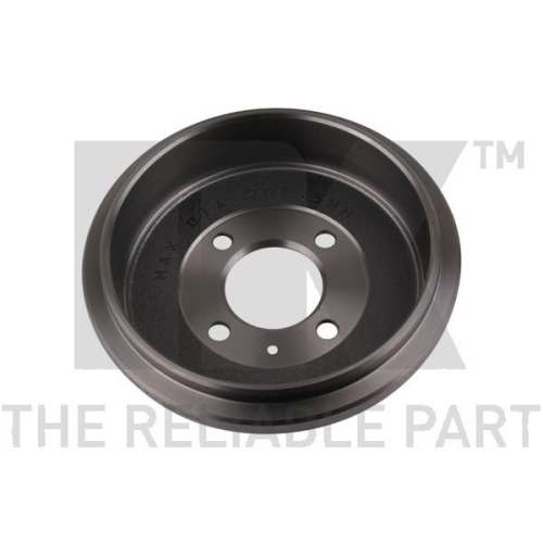 Bremstrommel NK 254725 f&uuml;r AUDI SEAT SKODA VW, Hinterachse
