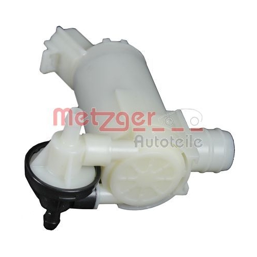 Waschwasserpumpe, Scheibenreinigung METZGER 2220062 f&uuml;r MITSUBISHI, vorne