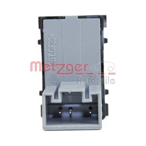 Schalter, Fensterheber METZGER 0916373 GREENPARTS f&uuml;r VAG, beifahrerseitig
