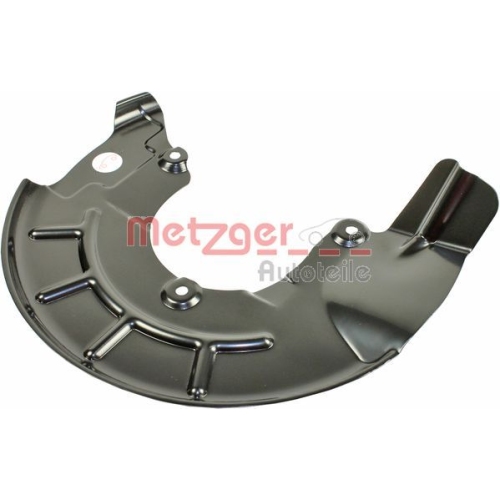 Spritzblech, Bremsscheibe METZGER 6115060 GREENPARTS f&uuml;r VAG, Vorderachse rechts