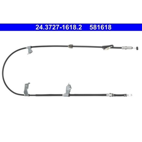 Seilzug, Feststellbremse ATE 24.3727-1618.2 f&uuml;r HONDA, hinten links