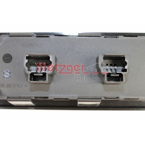 Schalter, Fensterheber METZGER 0916409 f&uuml;r CITRO&Euml;N/PEUGEOT, fahrerseitig, vorne