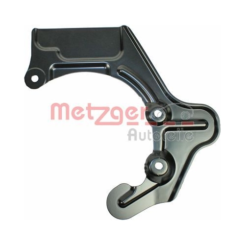 Spritzblech, Bremsscheibe METZGER 6115115 f&uuml;r VAG, Vorderachse links