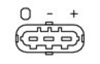 Sensor, Saugrohrdruck NGK 95936 f&uuml;r HONDA OPEL CHEVROLET DAEWOO GENERAL MOTORS