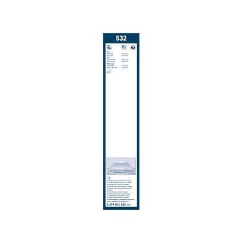 Bosch Wischblattsatz 532 3 397 001 532 Wischerblatt
