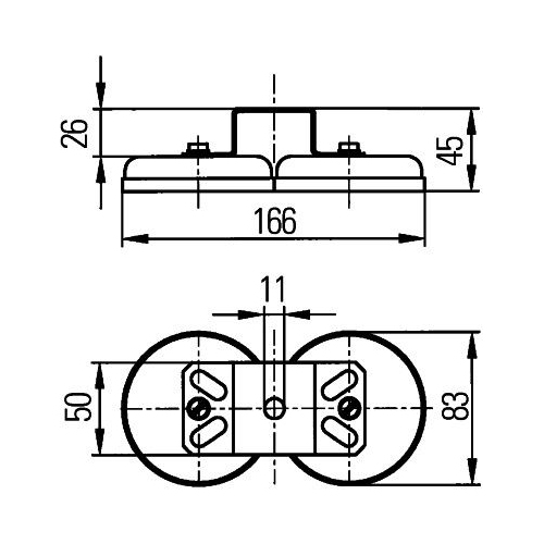 Halter HELLA 8HG 004 806-001 f&uuml;r AEBI AUDI IVECO SCANIA VW STEYR BOMAG CASE IH