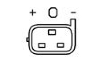Sensor, Saugrohrdruck NGK 91149 f&uuml;r MERCEDES-BENZ MITSUBISHI STEYR SMART MAYBACH