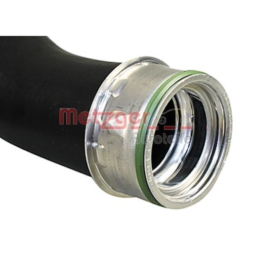 Ladeluftschlauch METZGER 2400060 f&uuml;r AUDI VW, Ladeluftk&uuml;hler, oben, rechts