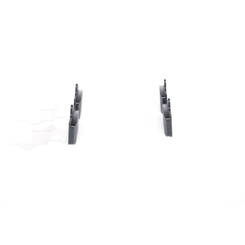 Bremsbelagsatz, Scheibenbremse BOSCH 0 986 424 580 f&uuml;r CITRO&Euml;N PEUGEOT