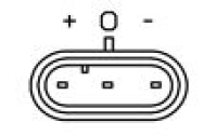 Sensor, Saugrohrdruck NGK 90037 f&uuml;r NISSAN OPEL RENAULT CHEVROLET DACIA DAEWOO
