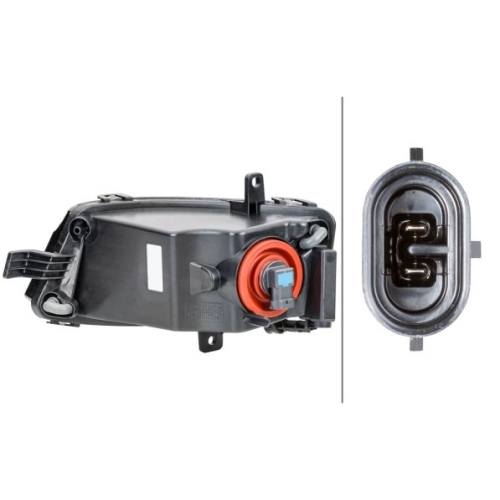 Nebelscheinwerfer HELLA 1ND 011 223-161 f&uuml;r VW, rechts