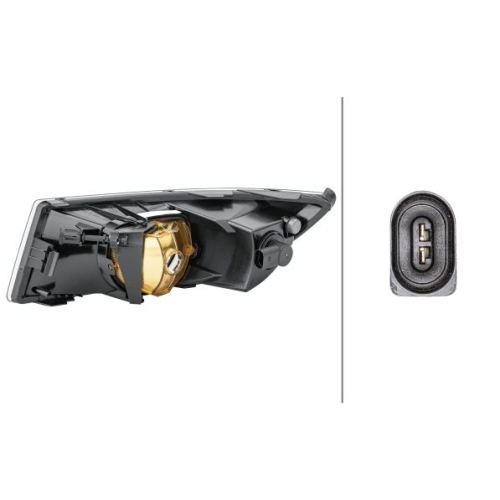 Nebelscheinwerfer HELLA 1NE 010 299-141 f&uuml;r SKODA VW, rechts